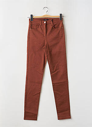 Pantalon slim maro CAROLL femeie