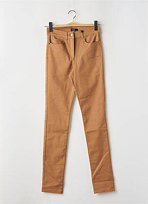 Pantalon slim bej CAROLL femeie