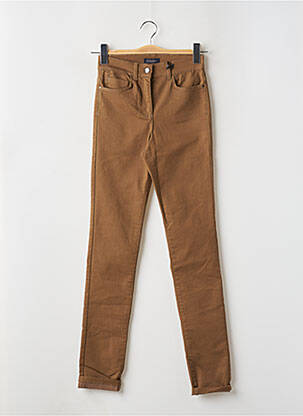 Pantalon slim maro CAROLL femeie