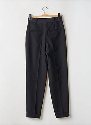Pantalon slim talie înaltă talie înaltă negru CAROLL femeie