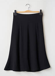 Fustă midi talie cu cleme negru WEILL femme
