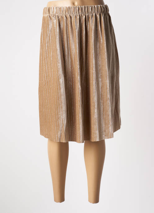 Fustă midi bej SKATÏE femeie