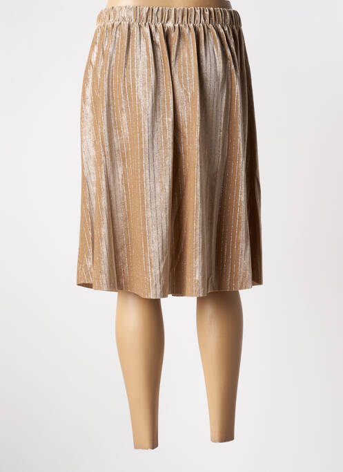 Fustă midi bej SKATÏE femeie