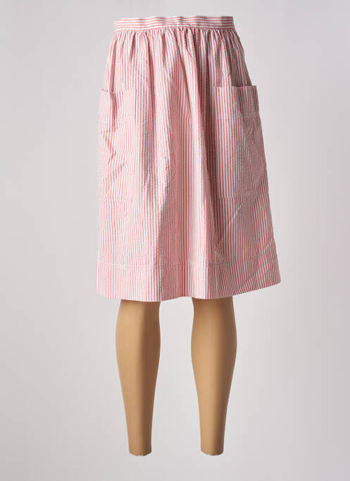 Fustă midi roz COMPTOIR DES COTONNIERS femeie