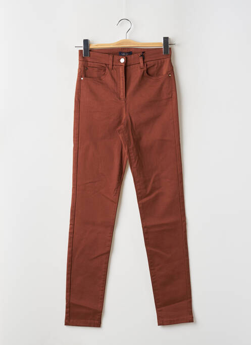 Pantalon slim maro CAROLL femeie