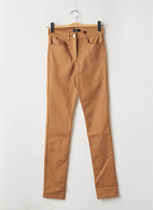 Pantalon slim bej CAROLL femeie