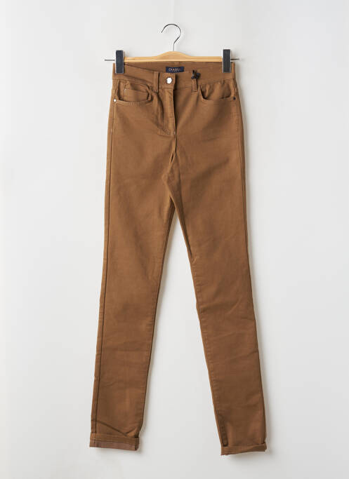 Pantalon slim maro CAROLL femeie