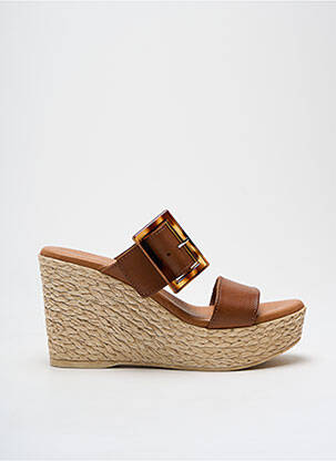 Mulete/Saboți maro EVA FRUTOS femeie