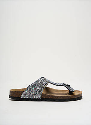 Șlapi argintiu LA MAISON DE L'ESPADRILLE femeie