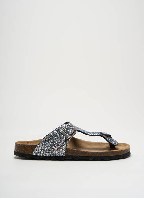 Șlapi argintiu LA MAISON DE L'ESPADRILLE femeie