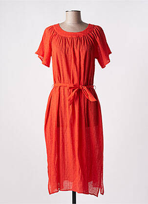 Rochie midi portocaliu KING LOUIE femeie