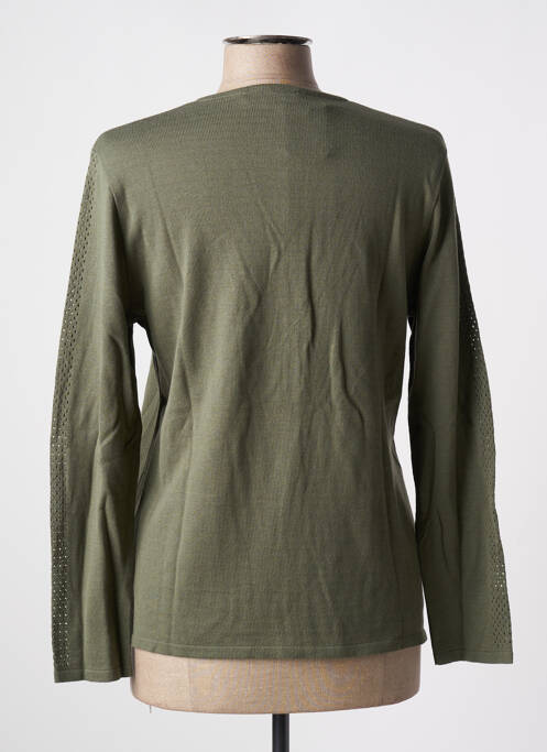 Vestă cu mâneci lungi verde GRIFFON femeie