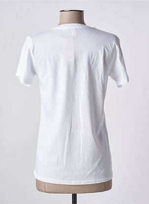 Tricou croială dreaptă mâneci scurte alb FAUBOURG 54 femeie