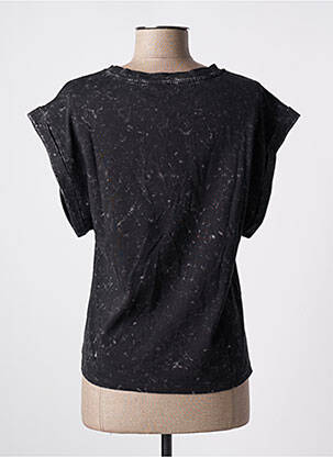 Tricou croială dreaptă mâneci scurte negru ONLY femeie