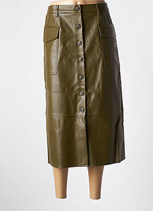 Fustă lungă verde ONLY femeie