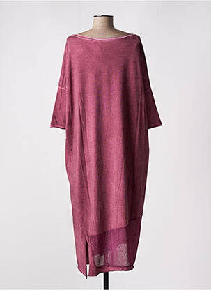 Rochie midi mâneci 3/4 mâneci 3/4 violet LUUKAA femeie