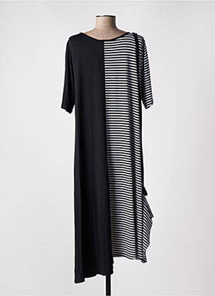Rochie midi mâneci scurte mâneci scurte negru LUUKAA femeie