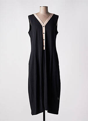 Rochie lungă fără mâneci fără mâneci negru LUUKAA femeie