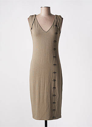 Rochie midi verde ISABEL DE PEDRO femeie