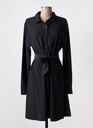 Rochie midi mâneci lungi mâneci lungi negru HBT femeie