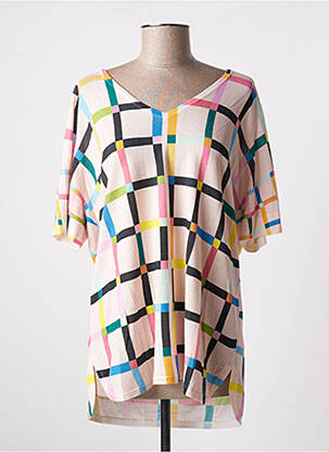 Pulover roz JEI'S BY LETIZIA DENARO femeie