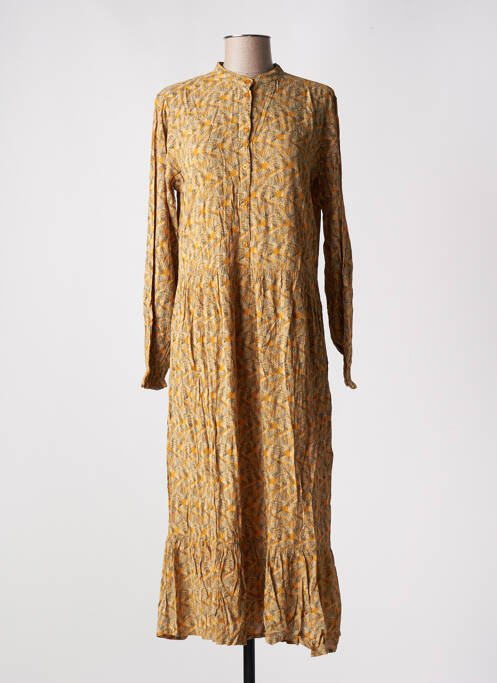 Rochie lungă galben JENSEN femeie