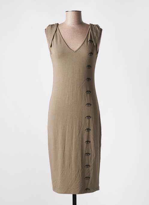 Rochie midi verde ISABEL DE PEDRO femeie