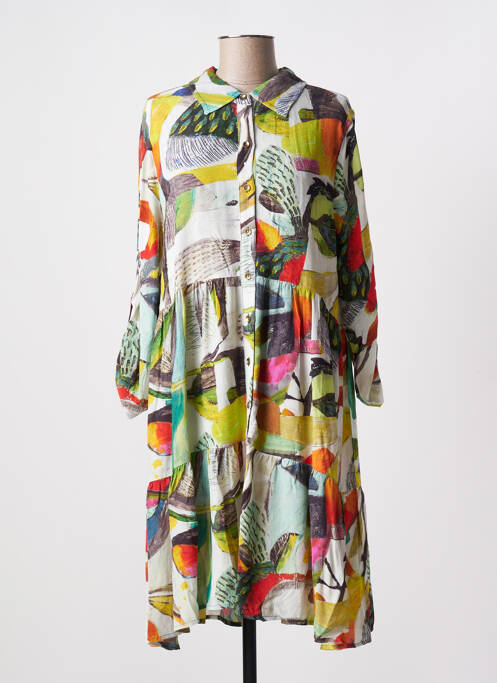 Rochie midi gri DOLCEZZA femeie