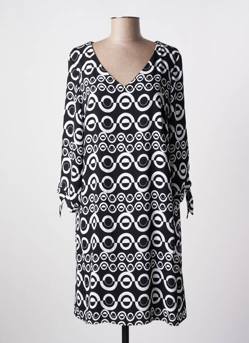 Rochie midi croială fluidă mâneci lungi negru JOSEPH RIBKOFF femme