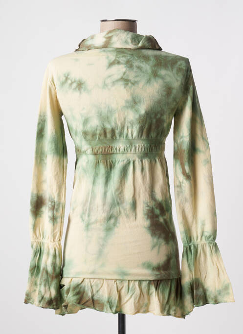 Tunică mâneci lungi verde KALI OREA femeie