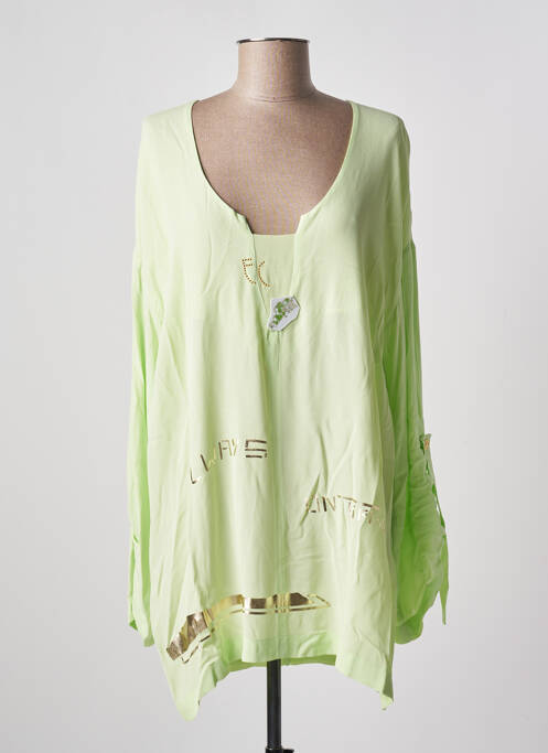 Tunică mâneci lungi verde ELISA CAVALETTI femeie