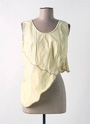 Top galben BELLOCOTON femeie