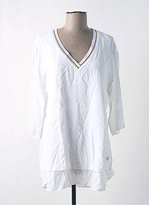 Tunică mâneci lungi alb SPORTALM femeie