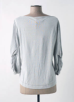 Tricou mâneci 3/4 mâneci 3/4 gri ELISA CAVALETTI femeie