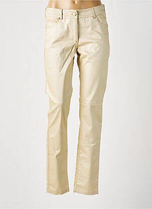 Pantalon slim bej PAUL BRIAL femeie