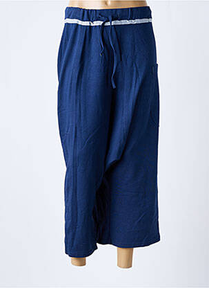 Pantalon larg buzunare mărime normală albastru CREA CONCEPT femeie