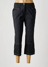 Pantalon trei sferturi croială dreaptă mărime normală negru O.K.S femme