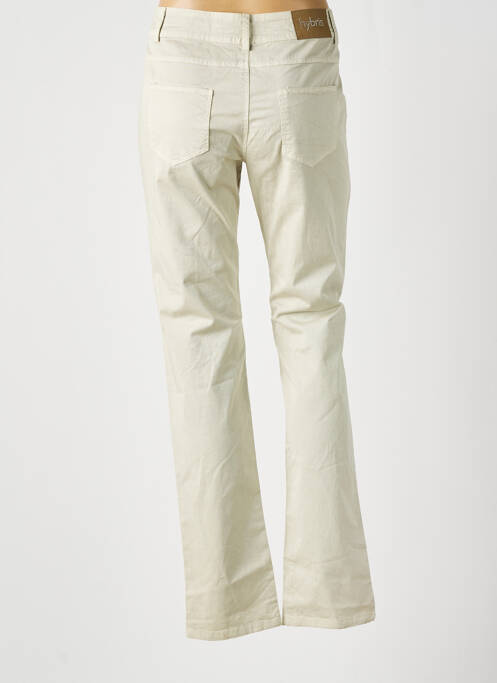 Pantalon slim bej HYBRIS femeie