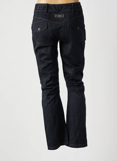 Pantalon slim negru R867 femeie