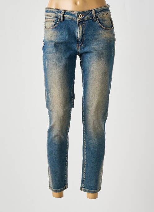 Blugi cu croială slim albastru FRACOMINA femeie