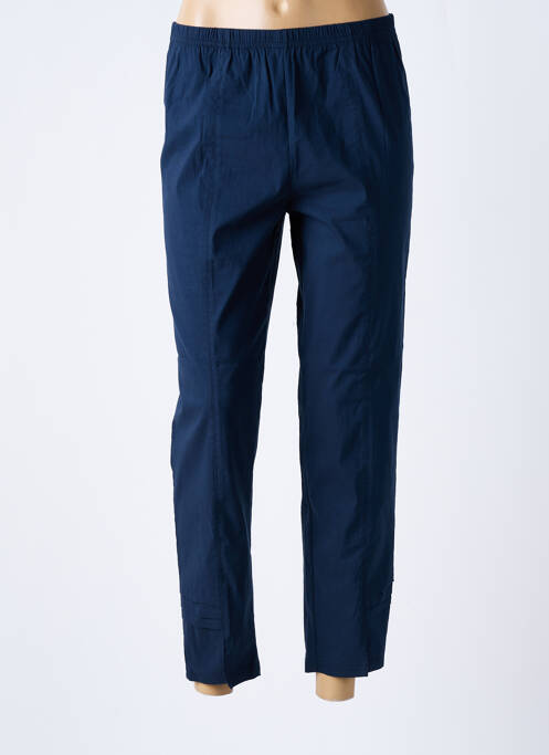 Pantalon slim albastru FRANCK ANNA femeie