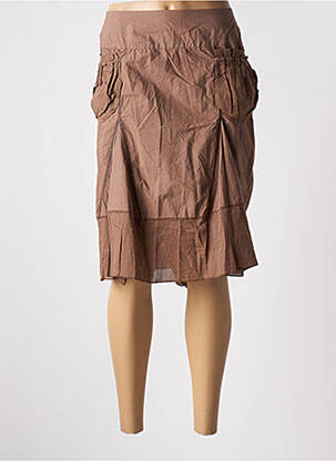 Fustă midi maro LA FEE MARABOUTEE femeie