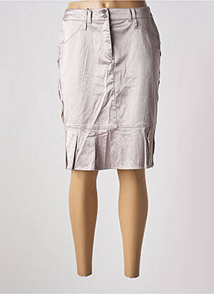 Fustă midi gri O.K.S femeie