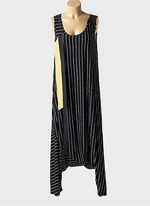 Salopetă-pantalon fără mâneci fără mâneci negru LUUKAA femeie