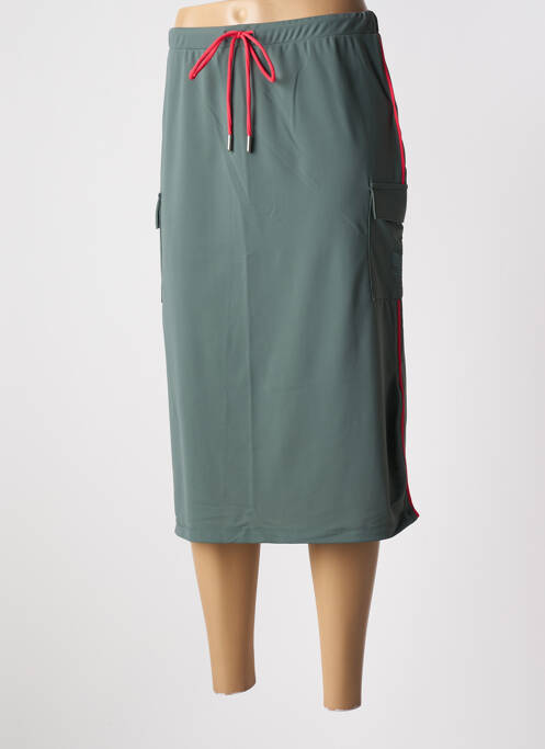 Fustă midi verde HBT femeie