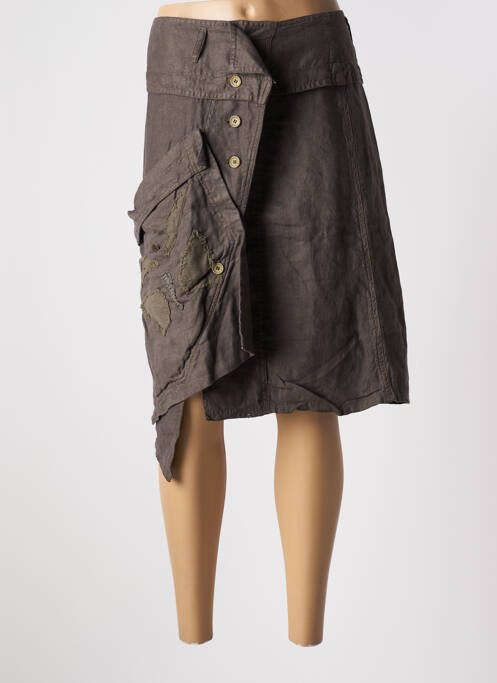 Fustă midi maro BELLOCOTON femeie