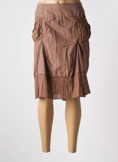 Fustă midi maro LA FEE MARABOUTEE femeie