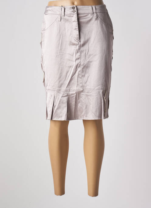 Fustă midi gri O.K.S femeie