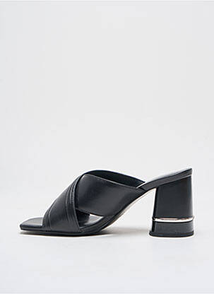 Mulete/saboți material neted toc de 4 la 6 cm negru LIU JO femeie