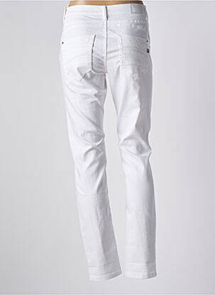 Pantalon slim elasticitate mărime normală alb CREAM femeie